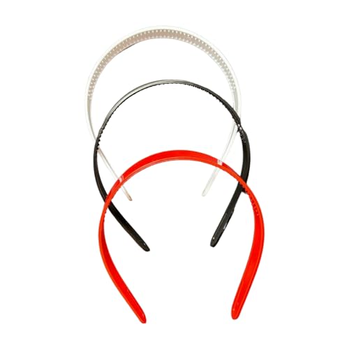 Kàllos Hair Bands, 3 pack multi-color hair bands for womens, 2 rows teeth for perfect hair grip.