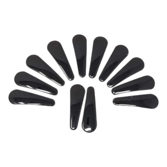 Kàllos Different style plastic coated hair snap clips for girls