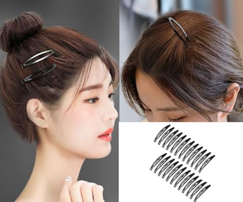 Kàllos Flower pattern Oval hair Snap clips