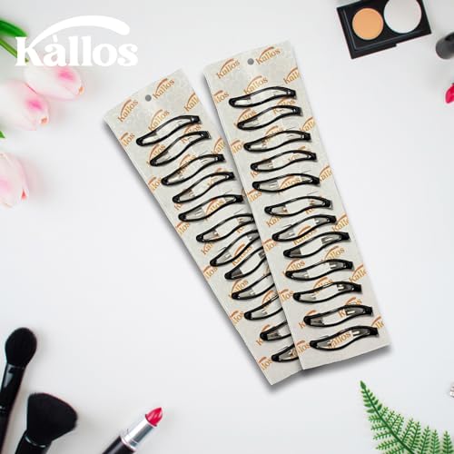 Kàllos Wavy hair snap clips for women