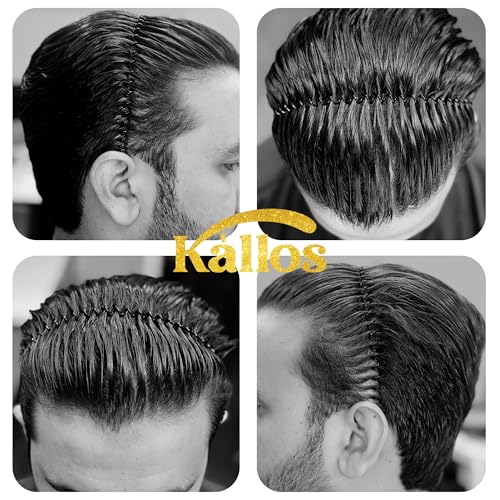 Kàllos Non-Slip Unisex Black Metal Hair Bands Premium Quality Headbands Sports and Spa Headwear accessories for Men and Women
