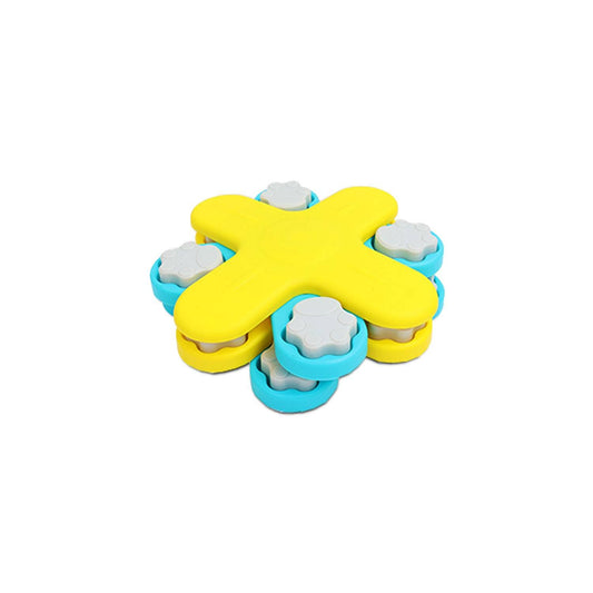 Flooof Level 3 Puzzle Feeder Dog Toy - Mental Stimulation Toys Slow Feeder Dog Bowls and Interactive Toy for Mental Growth of Small, Medium and Large Dogs