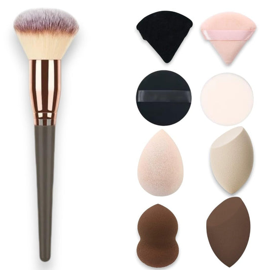 Kàllos 9 Piece Makeup Sponge Set Soft Beauty Blenders for Flawless Foundation Concealer and Blending Latex-Free Makeup Sponges for Face Durable Easy-Clean Cosmetic Blenders for Liquid Cream and Powder