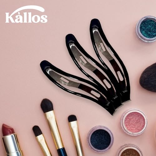 12 Pack Wavy Hair Snap Clips Non-Slip Metal Barrettes for Hair Styling, Suitable for Thick and Thin Hair - Perfect for Women and Girls by Kàllos