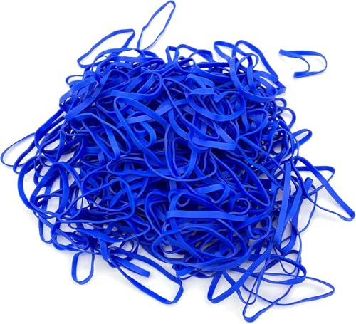 500 Pack Premium No Damage Soft Hair Rubber Bands - Elastic Ties for Girls making Braids Ponytails and All Hair Types - Stretchy Mini Hair Accessories for Women by Kàllos