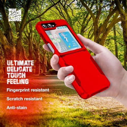 The Fusion Square Shockproof Anti Fall Mobile Phone Case for Samsung Z Flip5