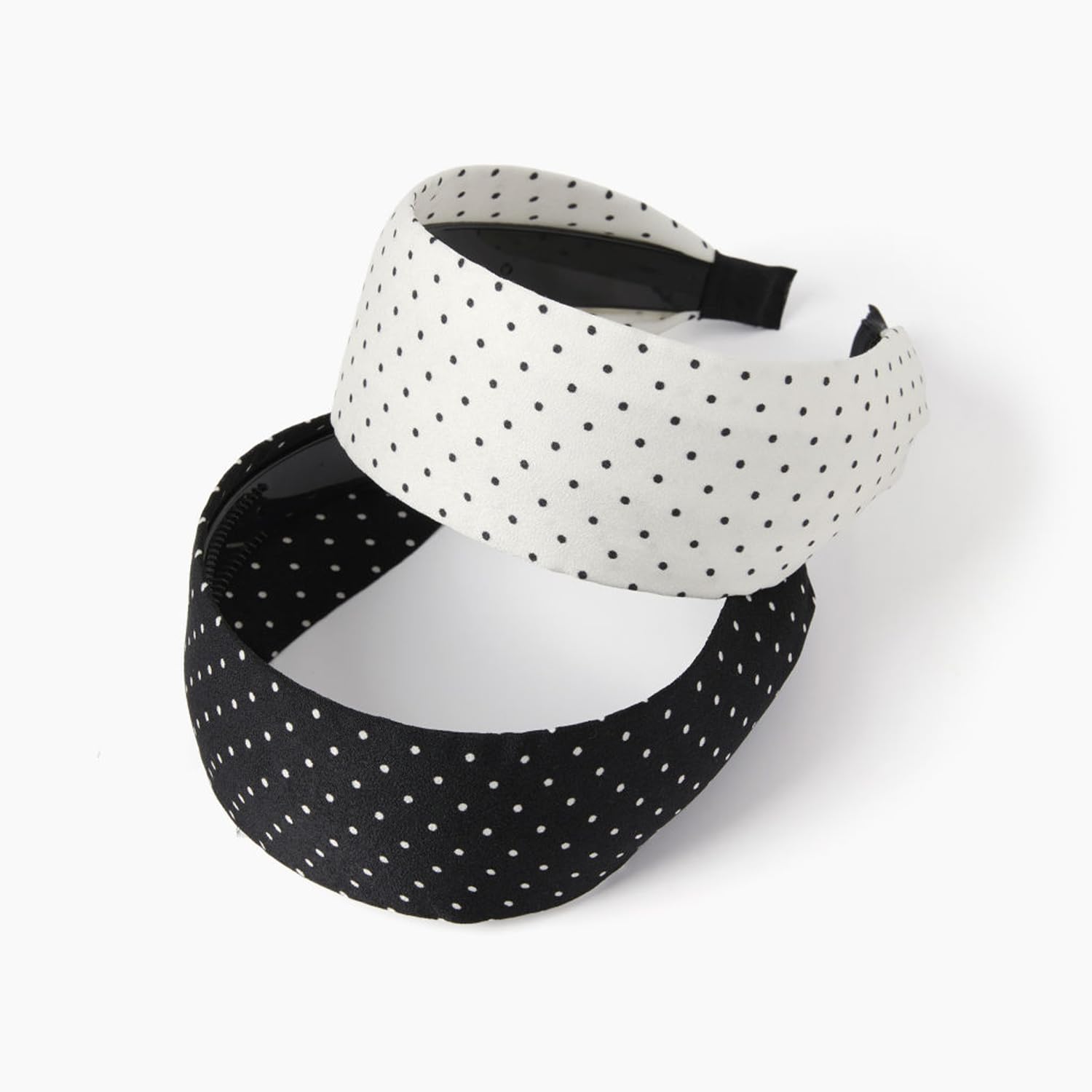 Kàllos Fabric Headband 2 Pack – Soft Stretchy Wide Headbands with strong tooth grip Non-Slip Hair band Premium Accessories for girls and women Perfect for Sports Gym Running & Everyday Wear