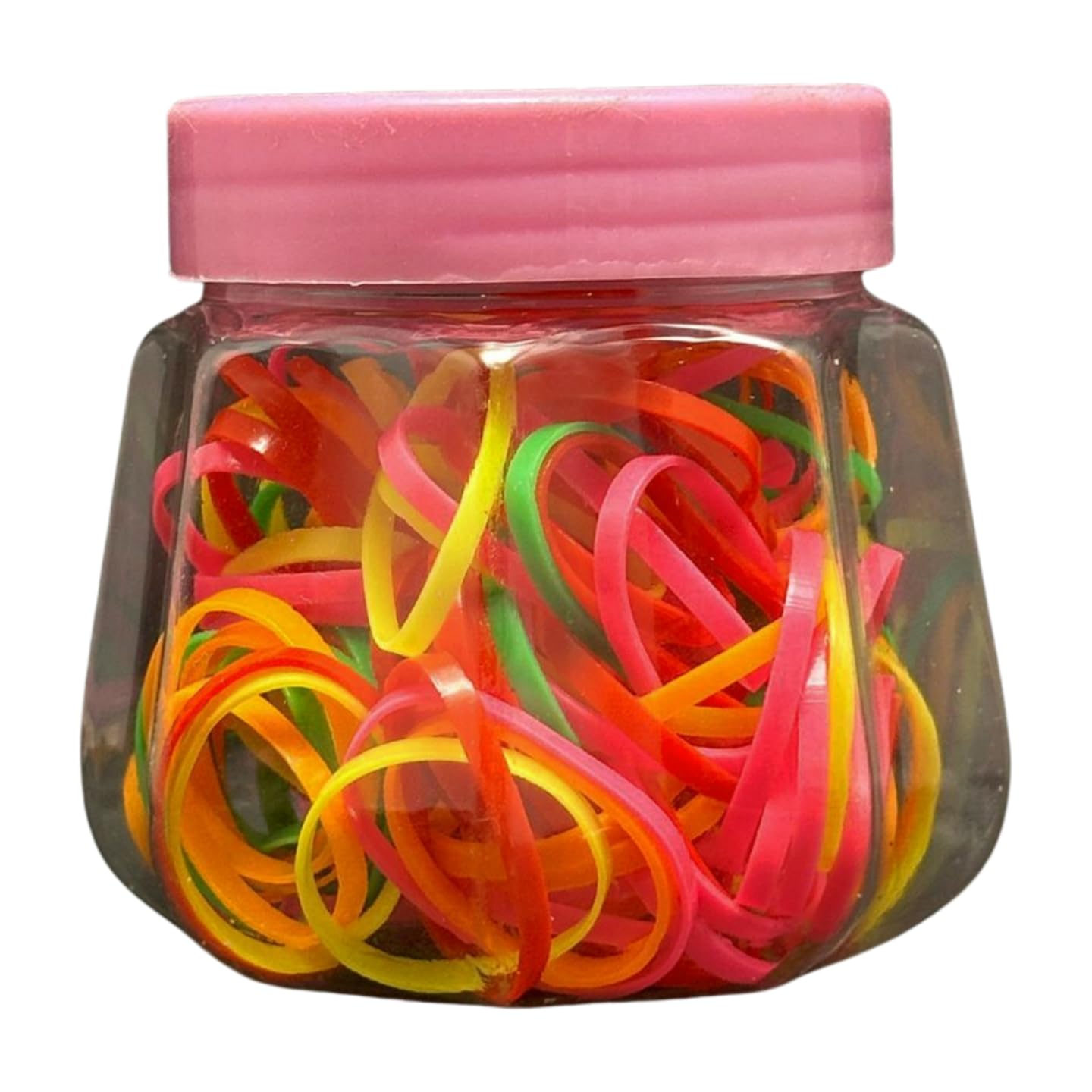 Kàllos 100 Pcs Elastic Hair Ties soft rubber bands for kids, For making Hair Braids.(1 inch)