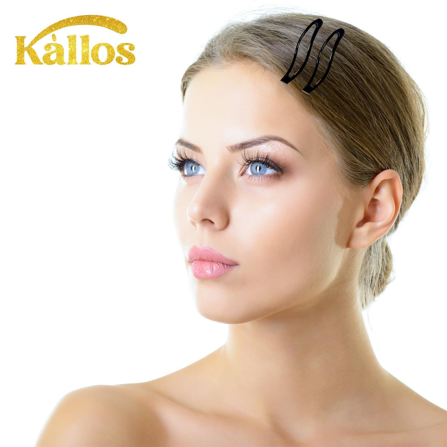 12 Pack Wavy Hair Snap Clips Non-Slip Metal Barrettes for Hair Styling, Suitable for Thick and Thin Hair - Perfect for Women and Girls by Kàllos