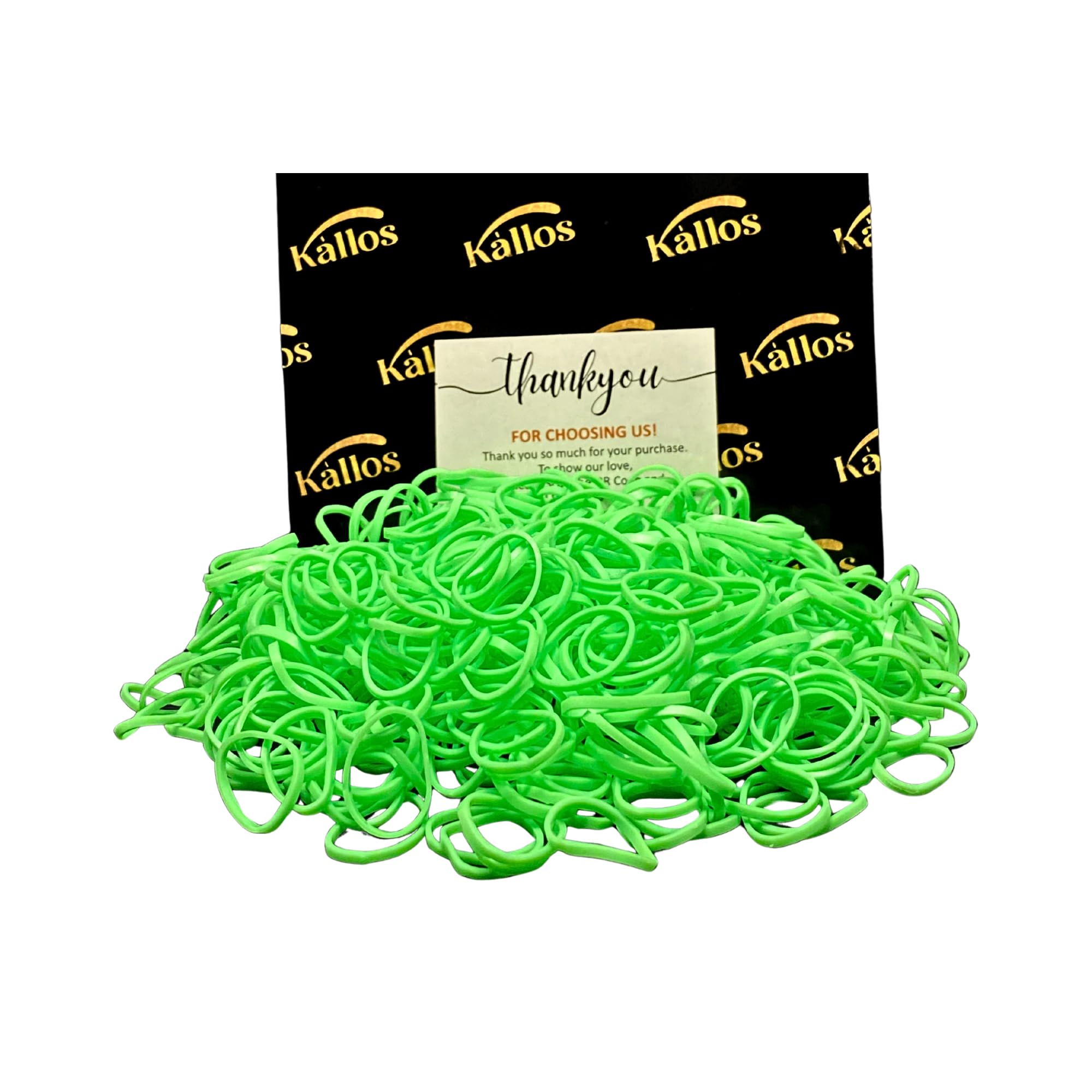 500 Pack Rubber Bands for Hair – Durable, Non-Slip Elastic Hair Ties for All Ages, Perfect for Braids, Ponytails, and DIY Styling | No-Damage, Multi-Use Hair Accessories by Kàllos