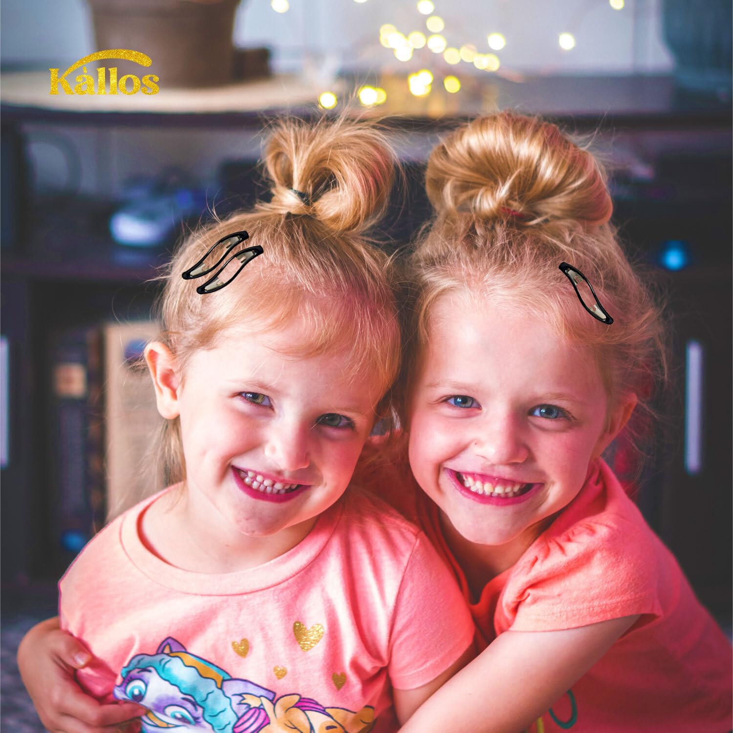 Kàllos Wavy hair snap clips for women