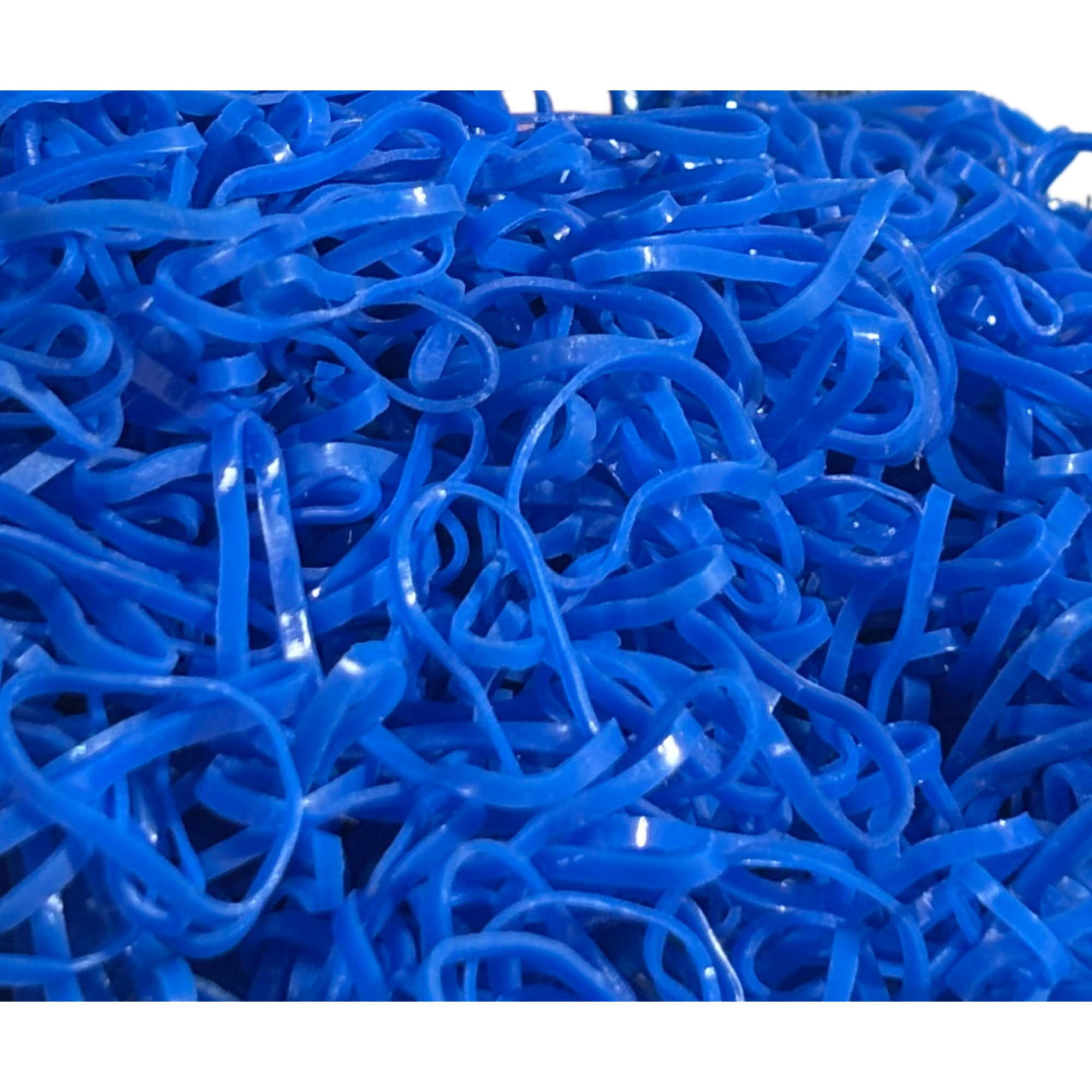 500 Pack No-Damage Hair Bands, Stylish Rubber Bands, Hair Accessories for Girls - Embrace Effortless Style with Elastic Ties by Kàllos (blue, 20mm)