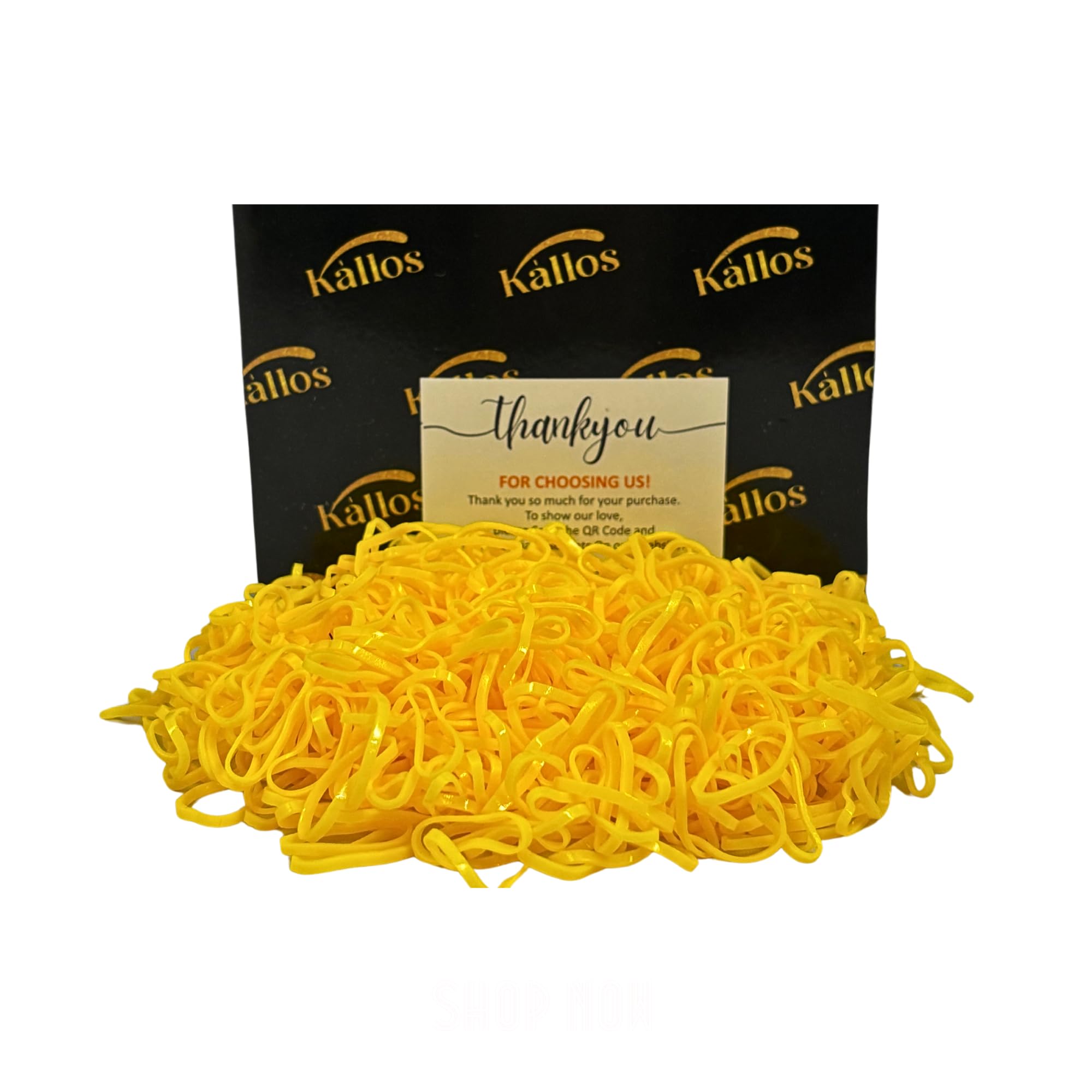 500 Pack Rubber Bands for Hair – Durable, Non-Slip Elastic Hair Ties for All Ages, Perfect for Braids, Ponytails, and DIY Styling | No-Damage, Multi-Use Hair Accessories by Kàllos