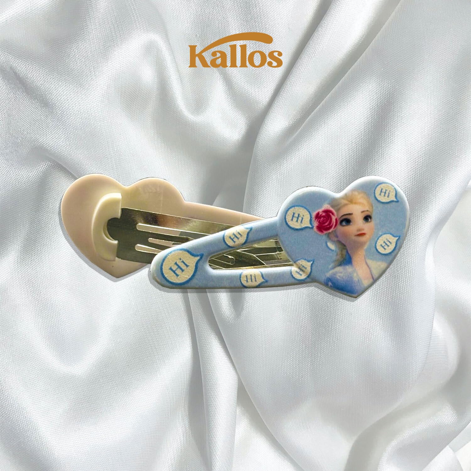 Kàllos 10 Pcs Animated Hair Snap Clips for Kids.