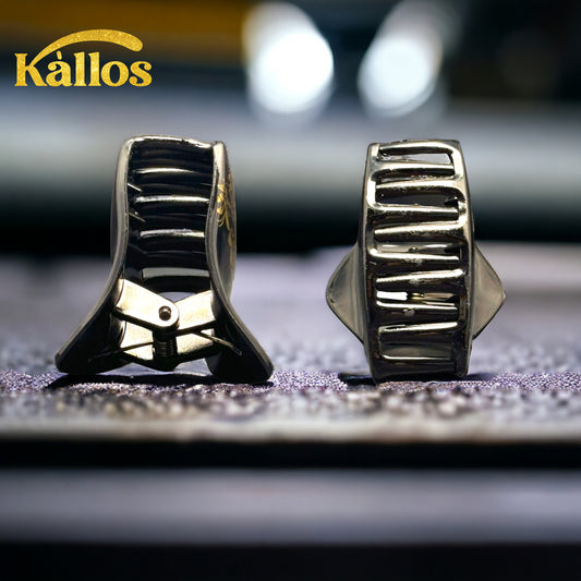 Kàllos Black Claw Clips with Trendy Triangle Shape, Elevate Your Style with Timeless Elegance and Modern Charm, Hair claw clips for Women and Girls. (4 pack) - The Fusion Square